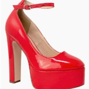 Chase and Chloe Rosaline Platform Mary Jane Pump Size 8